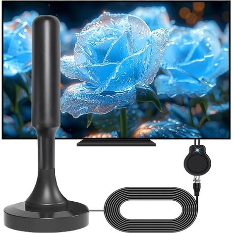 DVB-T2 - TV Antenna Indoor Outdoor Smart TV Antenna VHF/UHF/DAB/4K Radio (1/5)