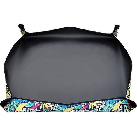 Tapis de rempotage pour plantes, plateau de rempotage, outil de jardinage anti-salissures, portable et imperméable, réutilisable et polyvalent, idéal pour les amoureux des plantes.-50x50cm