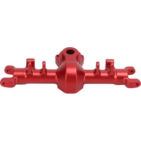 Carter d'essieu avant en aluminium pour voiture RC Axial SCX24 AXI90081 1/24 - Pièce de rechange rouge (1/5)