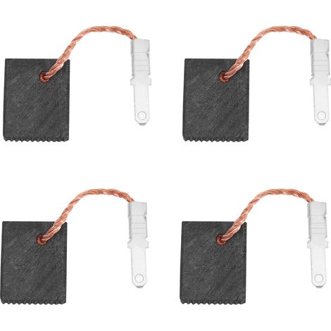 Lot de 2 paires de balais de charbon compatibles avec W12-125, meuleuse angulaire, outils électriques, brosses de moteur, accessoires de rechange, 6 x 12,5 x 15 mm (1/5)