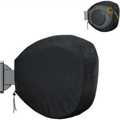 Housse de dévidoir de Tuyau de Jardin rétractable en Tissu Oxford 420D résistant aux intempéries, Housse de Protection pour Enrouleur de Tuyau d'arrosage pour Rangement de Tuyau d'extérieur (1/4)
