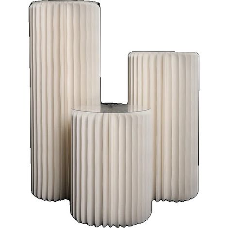 Support de colonne décoratif, design personnalisable, centre de table élégant pour fête, H60 80 100 (1/2)