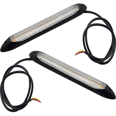 Feux Diurnes à LED pour Voiture Ruban Lumineux 16,5 Cm, Lampe (1/5)