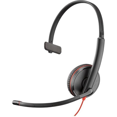 POLY Blackwire 3215 Auriculares Alámbrico Diadema Llamadas/Música USB Tipo C Negro