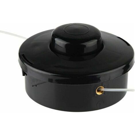 Universal M10 x 1.25 LHF trimmer head, replacement spool head with 1.6 mm round cutting line (1/3)