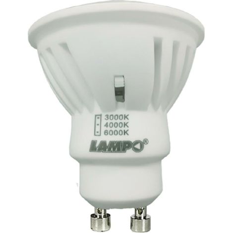 Lampada led 10w gu10 tricolor ceramica dikled10w230vmc (1/4)
