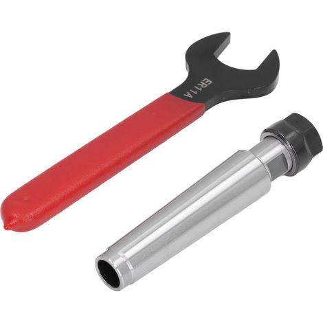 Mandrin à Pince Conique 2 Pièces pour Tour et Fraiseuse CNC, en Acier au Carbone avec Clé