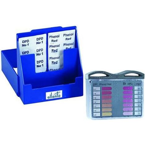 KIT TESTER PH + BROMO ANALISI ACQUA  con  n.20 pastiglie reagenti (1/2)
