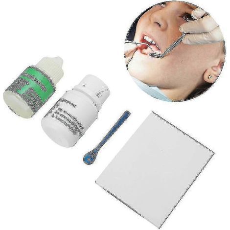 15 ml de ciment polycarboxylate de zinc liquide. 30 g de ciment polycarboxylate de zinc en poudre (1/4)