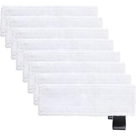 8PCS Bonnettes Microfibre pour Kärcher, Lingette Remplacement pour Karcher Vapeur, Chiffons Microfibre pour Karcher SC2 SC3 SC4 SC5, Kärcher Bonnettes pour Buse de Sol