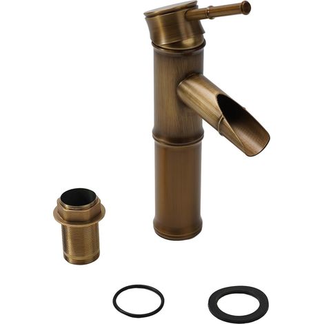 Mitigeur pour vasque - laiton - pour salle de bain et lavabo (1/5)
