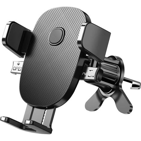 Support Telephone Voiture Grille Aeration, Porte Portable Téléphone Voiture Ventilation, Porte Téléphone Rotatif Grille Aération Voitures, Support Téléphone Portable Voiture(en Damier) (1/5)