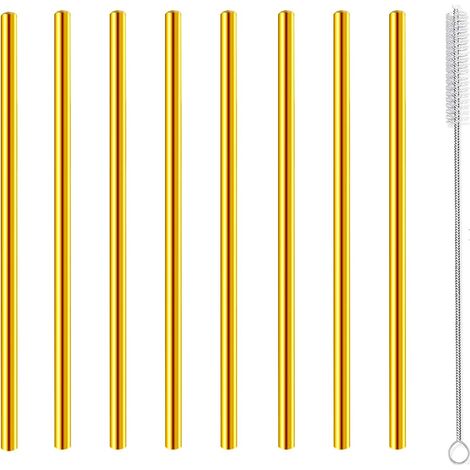 Pajitas cortas para cócteles, pajitas reutilizables de acero inoxidable, mini agitadores de café pequeños para cócteles, accesorios para fiestas, vasos, tarros Mason, vasos térmicos, zumos, tés, mojit (1/5)