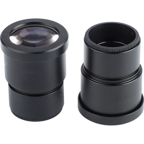 Paire d'oculaires WF10X grand angle pour microscope stéréo, adaptés à télescope, oculaires de remplacement (1/5)