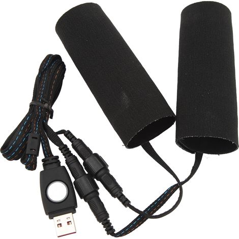 Beheizbarer Lenkerschutz mit 5V USB-Anschluss und 3 Temperaturstufen für Motorräder, E-Bikes und Roller (1/5)