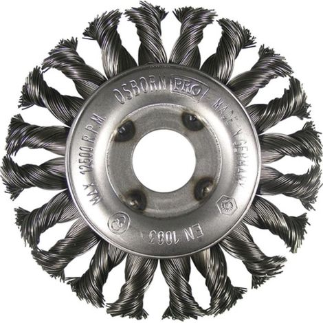Spazzola circolare Osborn Ø 125 mm spessore filo 0,35 mm - 1212631131 (1/2)