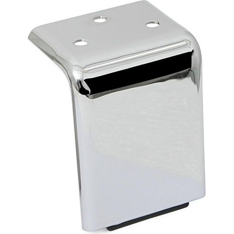 Q&Q pata metal kate a90 h120 cromo , La PATA METAL KATE A90 H120 CROMO es una pata de mueble o sofá de metal con acabado en cromo y una altura de 120 mm.