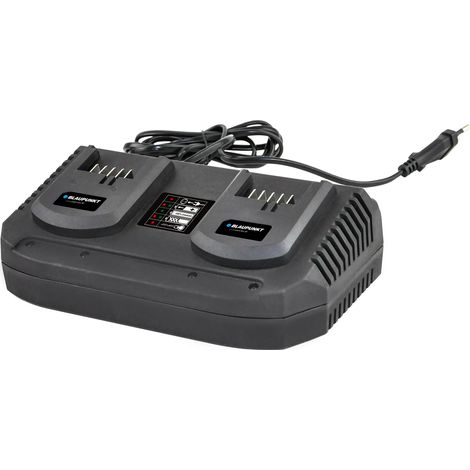 Blaupunkt BP1835 Cargador de Batería Negro Compacto