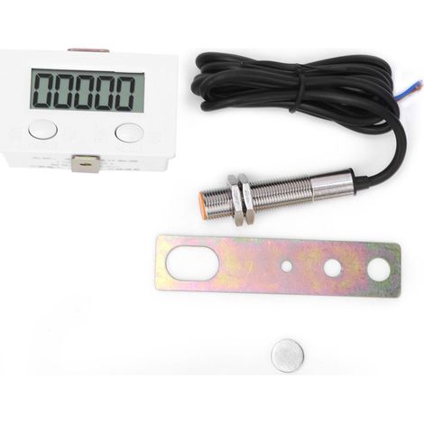 Compteur à induction magnétique 5 chiffres LCD - Capteur métallique BEM-5c12φ - Plage 0-99999 (1/5)