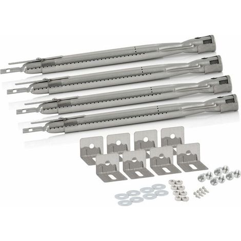 Brûleur universel en acier inoxydable réglable 35 - 42 cm (4PCS) (1/5)