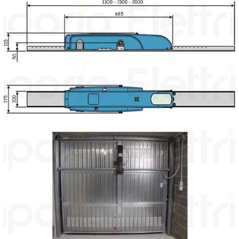 faac kit automatisme solid 230v ac solid kit safe 10561644fr