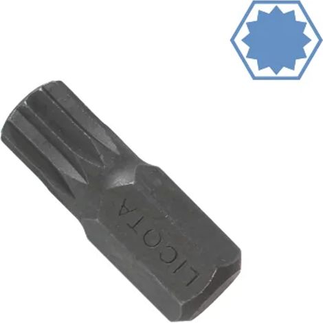 10mm Spline Bit, Vielzahn Nuss M5, S2 Stahl Bit