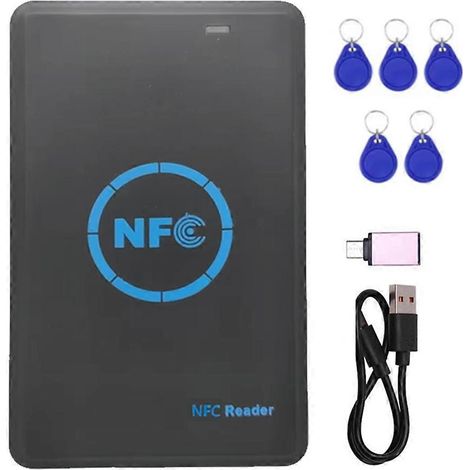 5-Band-NFC-Chip-Lesegerät/Schreiber + Schlüsselanhänger 5XCUID 125K 13,56M HID-Kopierer Etikettenduplikator IC-ID-Klonen Schlüsselanhänger Schlüsselkopie (1/5)