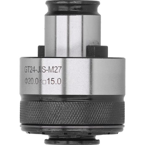 Mandrin taraudage rapide GT24-JIS-M27 pour changeur d'outils CNC, porte-pince à fraiser, fixation M27, usage professionnel. (1/5)