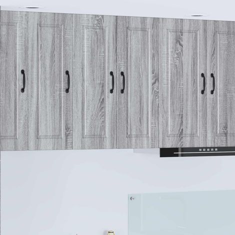 Küchenschrank 2 pcs Graues Sonoma 30 x 31 x 80 cm Holzwerkstoff