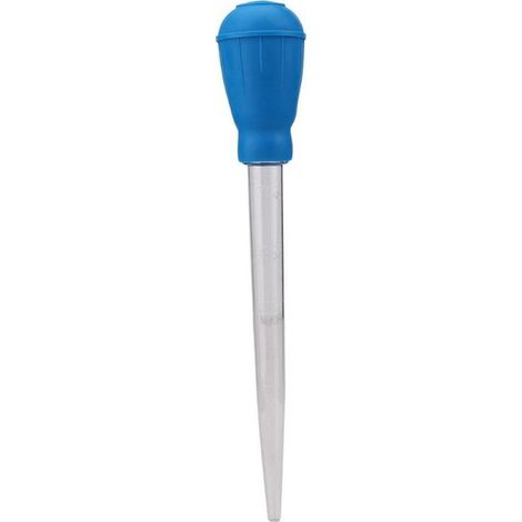 Mini changeur d'eau Manuel réservoir de Poisson changeur d'eau Compte-Gouttes d'aquarium Petit réservoir de Poisson Pompe de Tuyau d'aspiration Dispositif Propre(Bleu)