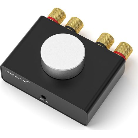 Mini amplificateur stéréo Bluetooth : 50 W x 2 amplificateur de puissance, entrées AUX et Bluetooth, récepteur audio sans fil 2.0 pour haut-parleur passif / shaker de basse (1/5)