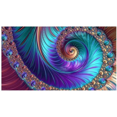 Lupia Quadro Moderno, Vetro Acrilico Plexy, Facile da appendere, da parete, stampa con Colori intensi, prodotto in Italia, 100x150 cm FRACTAL (1/4)