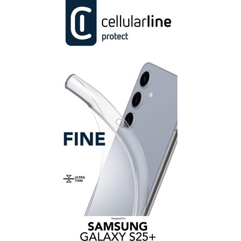 Cellularline FINECGALS25PLT funda para teléfono móvil 17,3 cm (6.82") Transparente (1/2)