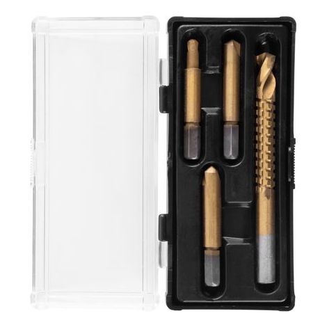 Satz von Senkern mit Fräsbohrer Strend Pro SES41, 4-teilig, 8 mm, HSS