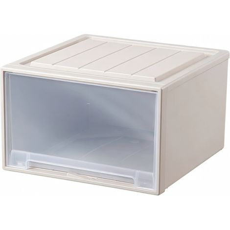 Boîte de rangement pour tiroir en plastique abricot 30 cm (1/5)