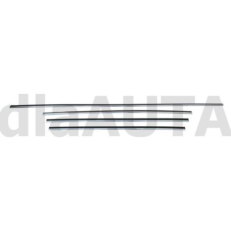 Peugeot 307 II 05-07 Bandes chromées 4 pièces pour calandre avant