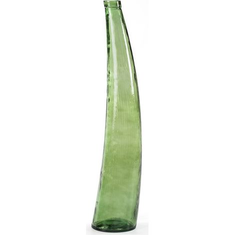 Vase 22x22x100 Verre Vert (1/3)