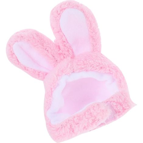 Rabbit Hat for Cats and Dogs, Pink, Size 28-35 cm (1/5)