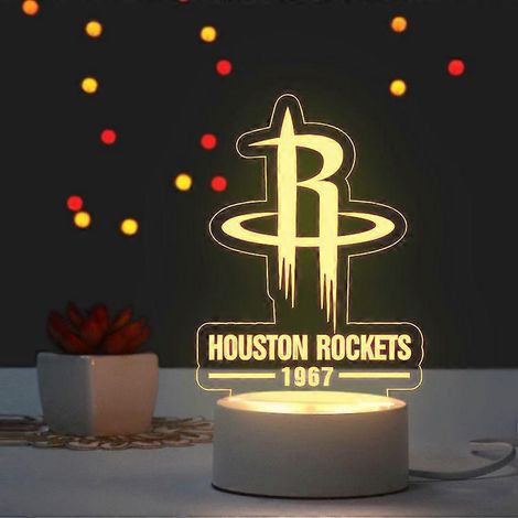 Lámpara nocturna del Club de los Cohetes, decoración creativa para aficionados, regalo de cumpleaños