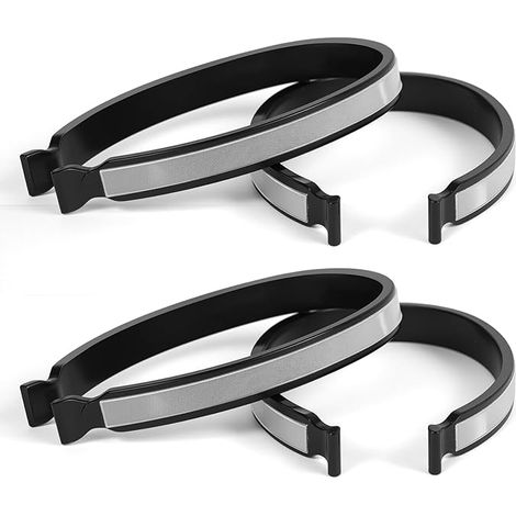 4 pcs Pinces à Vélo Réfléchissantes, Clip de Pantalon Réfléchissant à Vélo, Pince Pantalon Velo, Clips Universels pour Cyclistes, Serre Pantalon Velo pour Aux Cyclistes Vélo Unisexe