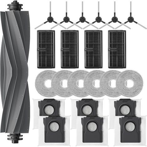 Kit d’accessoires – 23 pièces – Compatibles avec certains robots – Brosses, filtres, sacs, chiffons (1/5)