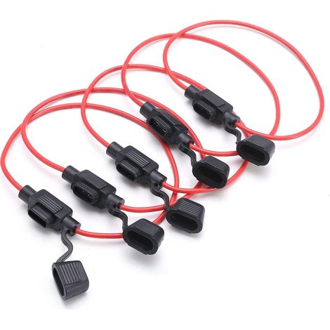 Jiajia AI, voiture porte fusible en ligne porte fusibles prise, 5 pièces pour jardin, terrasse et extérieur (1/5)