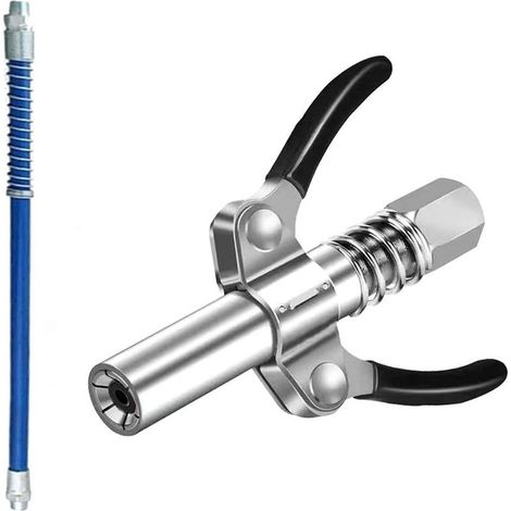 Buse De Graisse - Acier Inoxydable - Haute Pression - Universelle Pour Systèmes Manuels Électriques Pneumatiques - Compatible M6 M8 M10 M12 M14 - 1 Pièce (1/5)