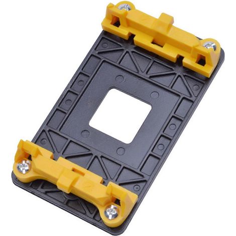 Support de ventilateur pour processeur d'ordinateur AM3 940 FM1 FM2, base et plaque arrière de support de dissipateur thermique - C