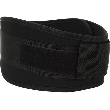 Ceinture de soutien lombaire ajustable, protection de la taille confortable et respirante, ceinture de compression pour le sport, noire, taille S (1/5)