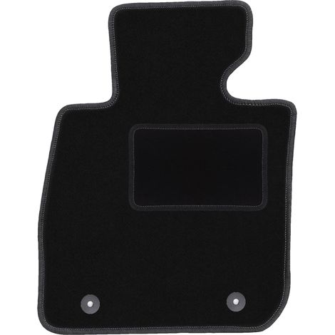Tapis de sol conducteur en velours noir pour Mazda CX-3 (2015-)