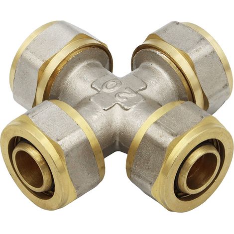 Klemmring Schraubfitting Kreuz-T-Stück 20x2 mm (1/5)