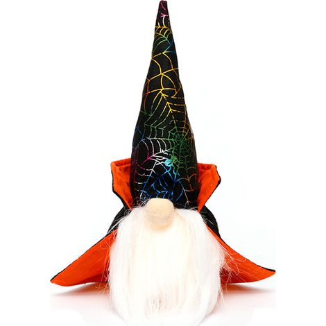 Gnome Lumineux - Décoration LED Pour Halloween - Figurine En Peluche Sans Visage - Hauteur 30 Cm - Lot De 1 (1/5)
