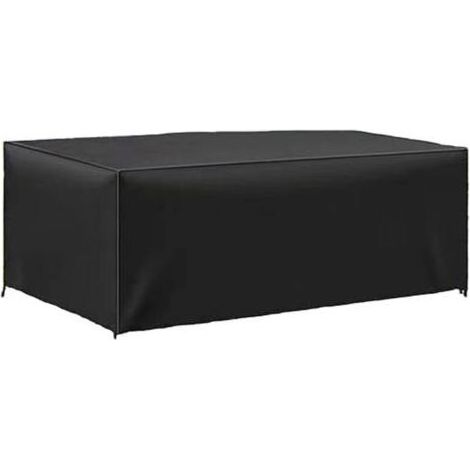 Housse Table de Jardin 180 x 110 x 70cm, Housse de Protection Bâche Résistante aux Intempéries et aux Déchirures 420D Oxford pour Mobilier Salon de Jardin (1/4)