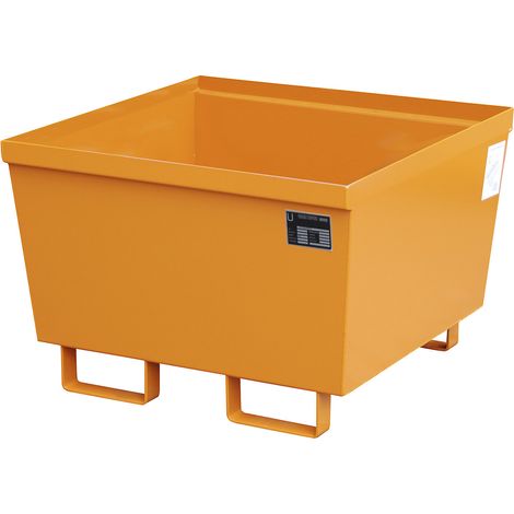 Bauer, Bac de récupération type AO AO-1 laqué RAL 2000 Jaune (1/4)